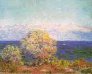 Claude Monet At Cap d'Antibes, Mistral Wind oil